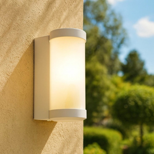 Applique da esterno bianca moderna led 6w 4000k ip65