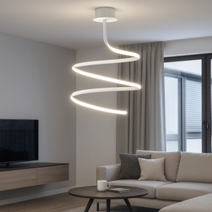 Plafoniera led 3000k originale dimmerabile vivida ribbon