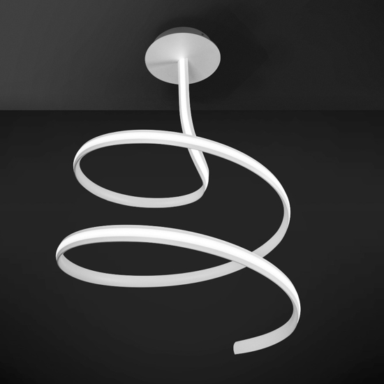 Plafoniera led 3000k originale dimmerabile vivida ribbon