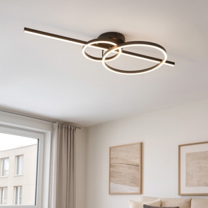 Plafoniera per soggiorno design led da 2700k a 6000k moderna
