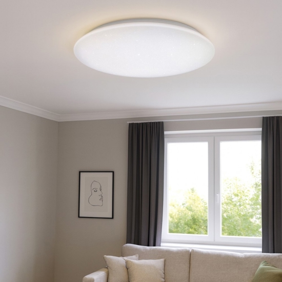 Plafoniera effetto stelle led da 3000k a 5500k tonda