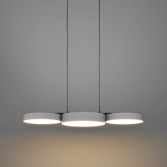 Barbano z eglo lampadario da cucina 3 luci led rgb da 2700k a 6500k