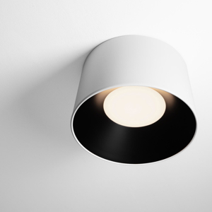 Plafoniera per cucina bianca nera led 3000k