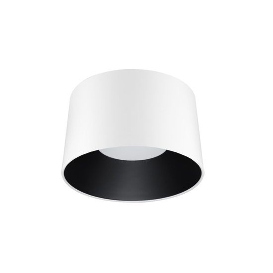 Plafoniera per cucina bianca nera led 3000k