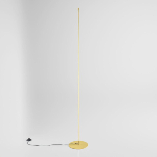 Ebony gea luce lampada da terra piantana led 3000k oro