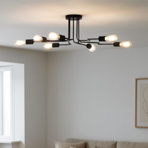 Maytoni gilbert plafoniera moderna colore nero