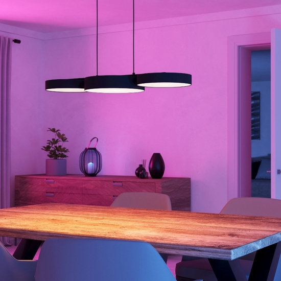 Barbano z eglo lampadario per tavolo cucina moderna led rgb da 2700k a 6500k