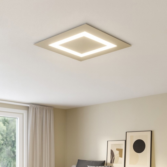 Carpet top light plafoniera moderna led 62w sabbia