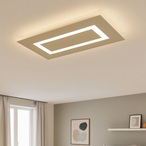 Carpet top light plafoniera moderna led 80w sabbia
