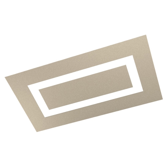 Carpet top light plafoniera moderna led 80w sabbia