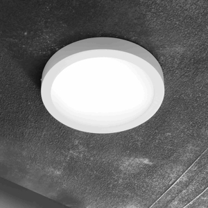 Ideal lux universal pl d30 round plafoniera per cucina 24w 3000k rotonda bianca