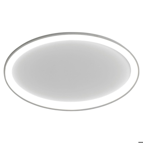 Vivida lifering-o plafoniera titanio ovale led 40w 3000k 4000k