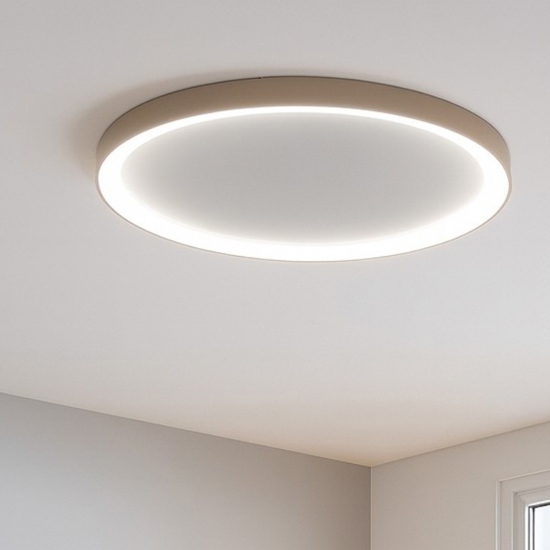 Plafoniera sabbia led 80w 3000k 4000k vivida lifering ovale
