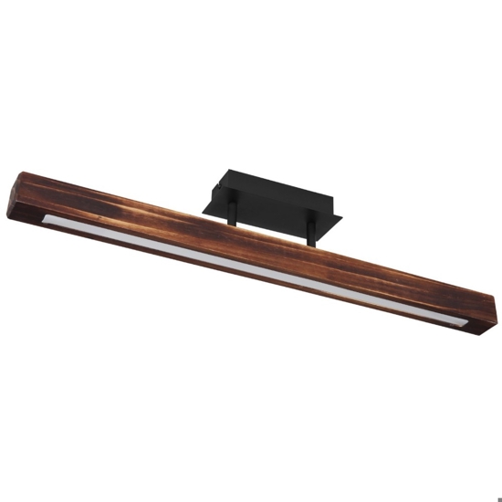 Plafoniera in legno per cucina led 20w 3000k