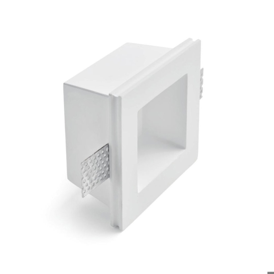Sforzin attica faretto da incasso a soffitto gesso quadrato