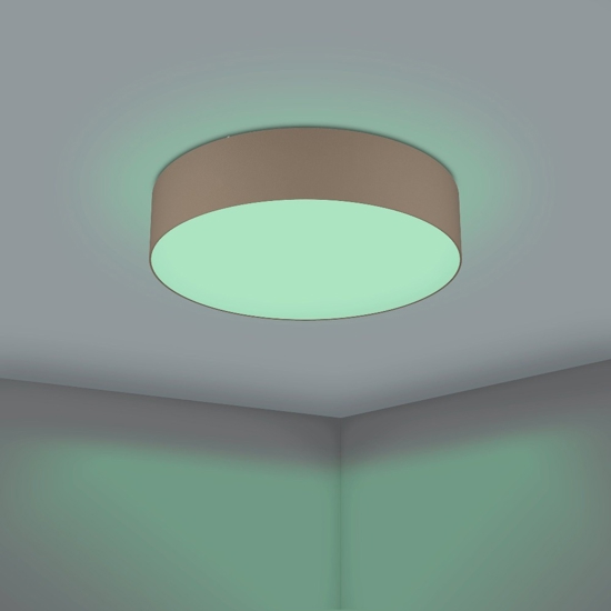 Romao z eglo plafoniera moderna rotonda led rgb cct da 2700k a 6500k