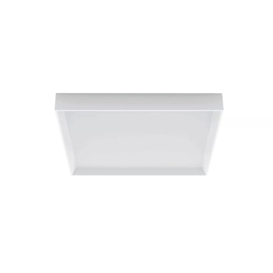 Tara linea light plaofniera led 26w 3000k bianca quadrata