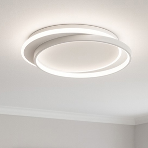 Gea luce christine plafoniera led 3000k tonda per salotto