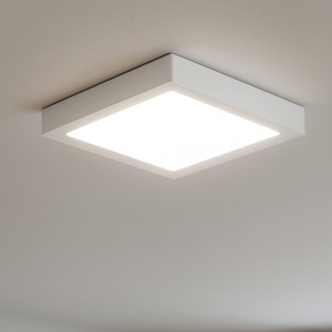 Gea luce plafoniera led 3000k bianco quadrato