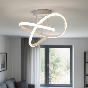 Plafoniera atomo led 4000k per soggiorno