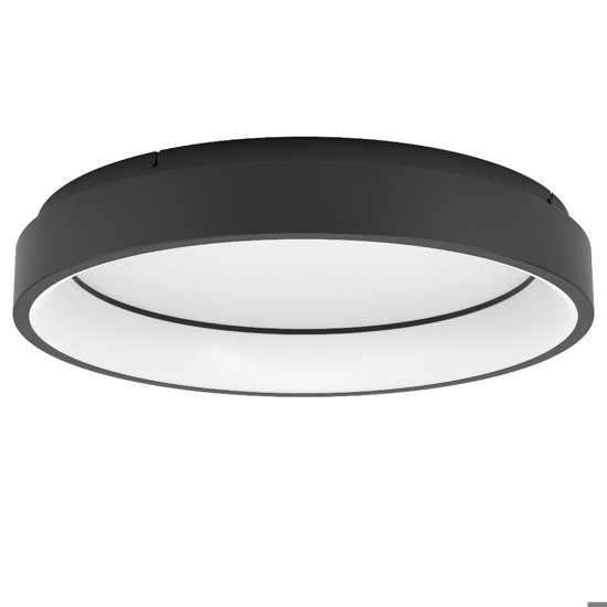 Marghera z eglo plafoniera rotonda dimmerabile led rgb cct 2700k a 6500k