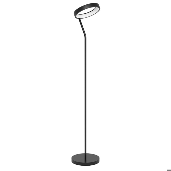 Marghera z eglo piantana nera led rgb 2700k a 6500k gestione da remoto