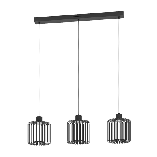 Ginestrone z eglo lampadario da cucina 3 luci led rgb cct da 2700k a 6500k