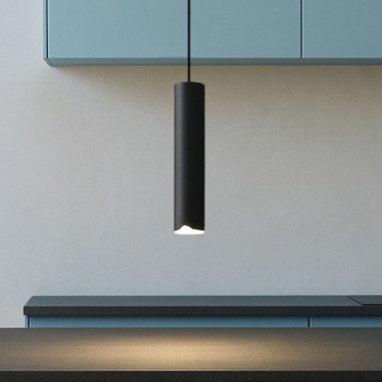 Balamorta z eglo lampada a sospensione per isola cucina cilindrica led rgb 2700k a 6500k