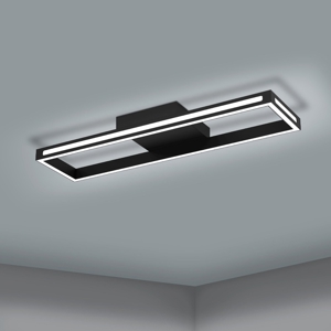 Salvilanas z plafoniera design moderno nera led da 2700k a 6500k