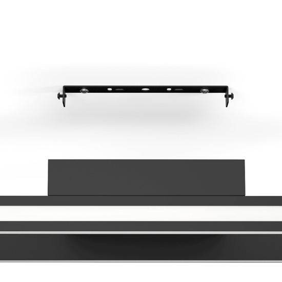 Salvilanas z plafoniera design moderno nera led da 2700k a 6500k