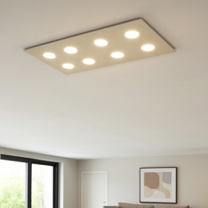 Plafoniera da cucina moderna rettangolare sabbia top light