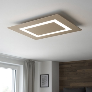 Carpet toplight plafoniera led 91w sabbia design moderna