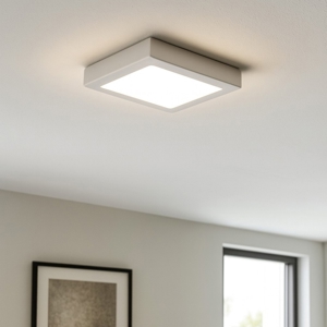 Plafoniera per cucina 12w 3000k ideal lux universal pl d17 square