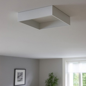 Linea light tara q plafoniera led 21w 3000k quadrata bianca