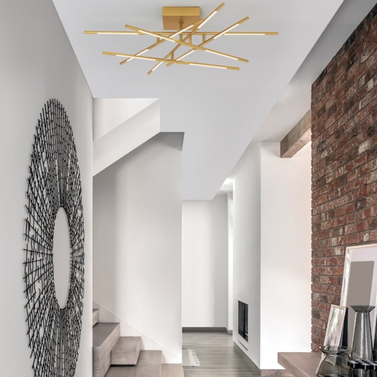 Plafoniera led 3000k dimmerabile per soggiorno