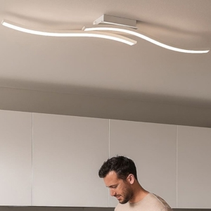 Plafoniera linear per cucina led 10w 4000k bianca