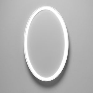 Plafoniera bianca led 50w 3000k 4000k ovale vivida lifering-o