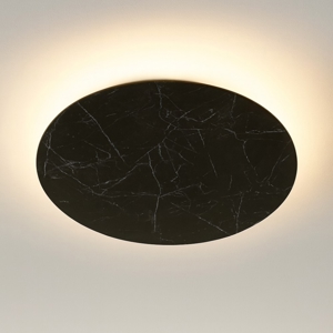 Plafoniera led 3000k linea light gemini nera tonda