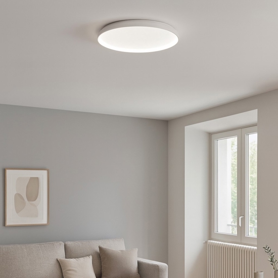 Plafoniera krizia bianca ps led 4000k gea luce tonda