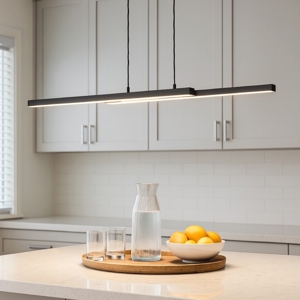 Fraioli z eglo lampadario per cucina colore nero led rgb 2700k a 6500k