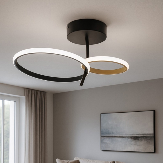 Plafoniera led 3000k per cucina di design