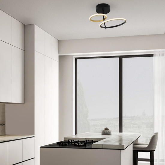 Plafoniera led 3000k per cucina di design