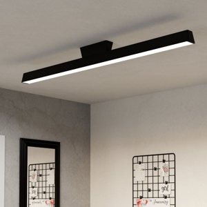 Simolaris z eglo plafoniera moderna nera led rgb da 2700k a 6500k
