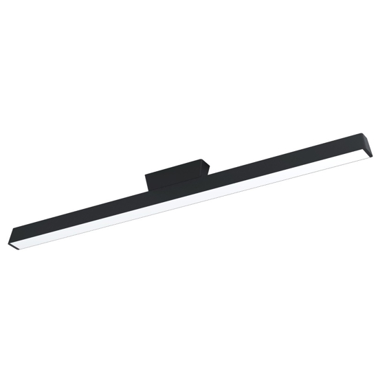 Simolaris z eglo plafoniera moderna nera led rgb da 2700k a 6500k