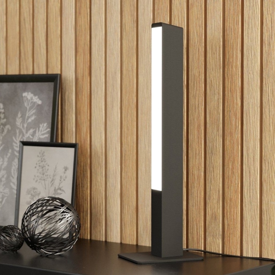 Simolaris z eglo lampada da tavolo moderna led rgb cct da 2700k a 6500k