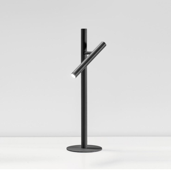 Lampada da scrivania gea luce gls led 3000k dimmerabile orientabile nera