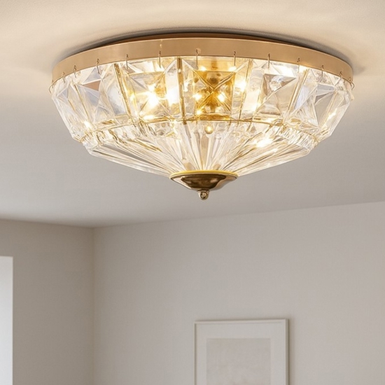 Maytoni facet plafoniera moderna effetto cristallo