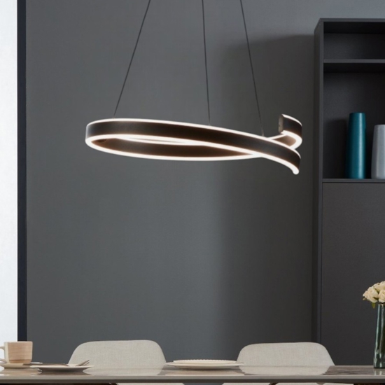 Andabaia z eglo lampadario moderno circolare led da 3000k a 6500k