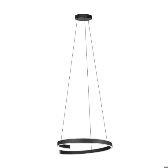 Andabaia z eglo lampadario moderno circolare led da 3000k a 6500k