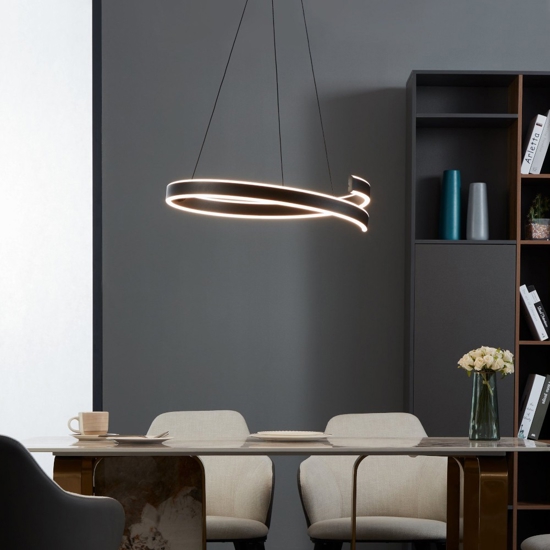 Andabaia z eglo lampadario moderno circolare led da 3000k a 6500k